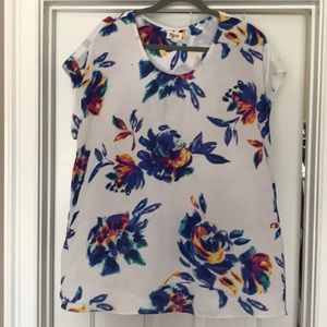 SHOW ME YOUR MUMU Frankie Tunic, Petal Paint